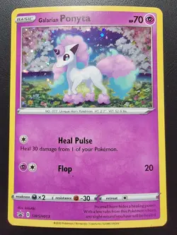 Galarian Ponyta SWSH013 SWSH: Sword & Shield Promo Cards Cosmos Holo LP - Image 1
