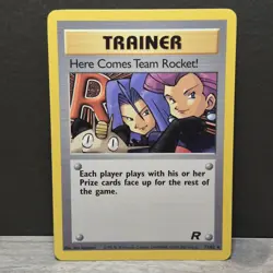 Here Comes Team Rocket! 71/82 Rare Team Rocket Pokemon Card TCG WoTC - NM - Image 1