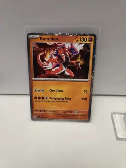 Pokemon 2025 McDonalds Koraidon 8 /15 Card Straight From The Pack - Image 3