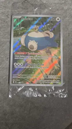 Sealed Snorlax 051 ETB Promo 151 Scarlet & Violet Promo Cards Pokemon - Image 1
