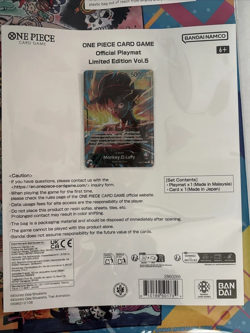 ONE PIECE Official Playmat & Promo Luffy Card Limited Edition Vol.5 EB02-010 NEW - Image 3