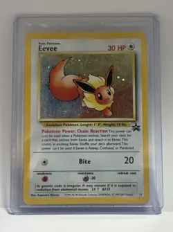 Eevee Black Star Promo #133 Pokemon Card Wotc. 1999 Vintage LP - Image 1
