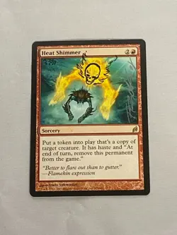 MTG Heat Shimmer Artist Proof Altered and Signature Signed Vohwinkel - Image 1