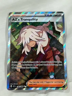 NM Pokemon AZ's Tranquility Full Art Chaos Rising 106/086 Pokemon Card - Image 3