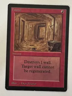 Magic the Gathering MTG Beta Tunnel LP (Beta Bob) - Image 1