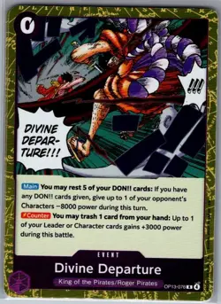 Divine Departure OP13-076 English Carrying On His Will - One Piece Card - NM - Image 1