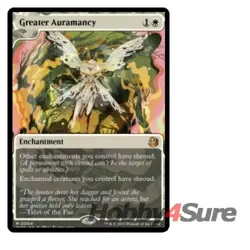 Greater Auramancy M/NM Magic MTG Wilds Of Eldraine: Enchanting Tales - Image 1