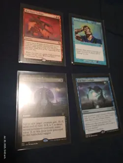 MTG 4 Card Lot Includes Psionic Blast, Blue Sun's Twilight, Black Sun's Twilight - Image 1