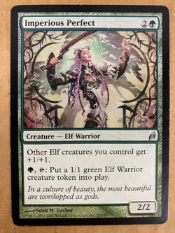 MTG 1x Imperious Perfect # 220 Lorwyn Modern Magic the Gathering Card x1 MP - Image 1
