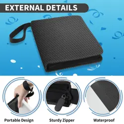 Trading Card Binder 9 Pocket, 900 Pockets Holder with 50 9-Pocket, Black - Image 3