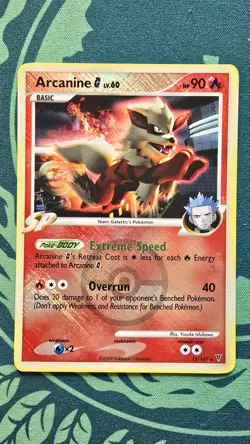 Arcanine G 15/147 League Promo 2009 Reverse Holo Card - MP/HP - Image 1