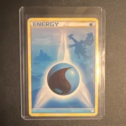 Pokemon Water Energy HeartGold SoulSilver Card 117/123 Common - Image 1