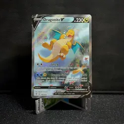 🐉 DRAGONITE V 🐉 192/203 ALTERNATE ART EVOLVING SKIES ULTRA RARE POKEMON CARD￼ - Image 1
