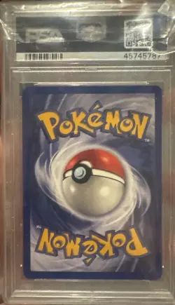 1999 Pokemon Base Set Red Cheeks Pikachu Card 58/102 1st Edition PSA 9 Mint - Image 4