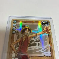 One Piece Bandai Luffy Character Card BP-C03 Hologram 2003 Series - Image 4