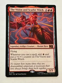 MTG Marvel Super Heroes The Vision and Scarlet Witch Regular NM - Image 1