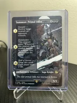 Summon Primal Odin (Borderless) #365 - Regular - NM - MTG: Final Fantasy, EN - Image 1