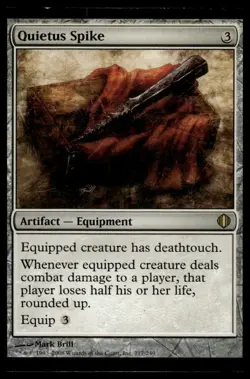 MTG Shards of Alara #217 Quietus Spike - Lightly played - Image 1