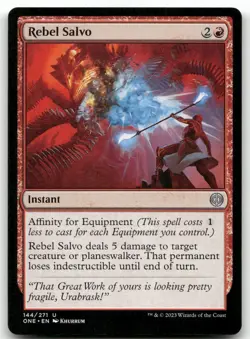 Rebel Salvo #144 (NM) Phyrexia All Will Be One ONE Magic MTG - Image 1