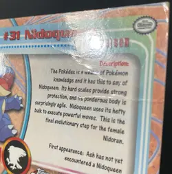 Nidoqueen #31 Chrome Holo Pokemon Topps Chrome Series 1 Card (See Photos) - Image 3