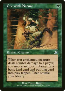 One with Nature x4 Scourge MtG NM - Image 1