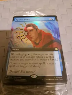 12x Magic The Gathering Marvel Spiderman: Spider Sense - Buy A Box Promo Sealed - Image 3