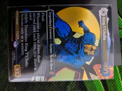 BORDERLESS FOIL - King T'Challa Black Panther. MTG: Marvel Super Heroes - Image 3