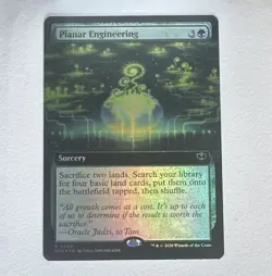 Planar Engineering STX SOS 0340 Magic: The Gathering MTG Foil Extended Art Ext - Image 1