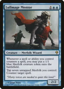 MTG - Lullmage Mentor - Zendikar - X1 - (MP) - #A5342 - Image 1