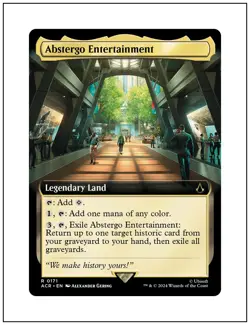Abstergo Entertainment, Extended Art, Assassin's Creed, Magic MTG NM - Image 1