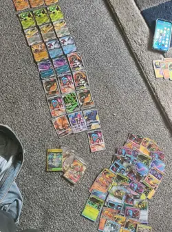 pokemon V,vmax,gx,ex,mega Ex, Rainbow Or Gold Bundle 10 Cards See Below 👇 - Image 2