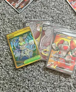 pokemon V,vmax,gx,ex,mega Ex, Rainbow Or Gold Bundle 10 Cards See Below 👇 - Image 3