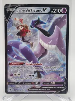 Galarian Articuno V TG16/TG30 : Astral Radiance Trainer Gallery Pokemon TCG NM/M - Image 2