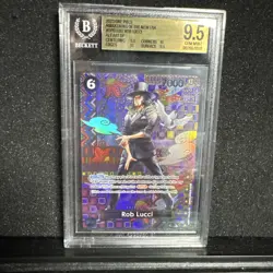 One Piece Rob Lucci SP OP03-092 Awakening of the New Era BGS GEM MINT 9.5 - Image 1