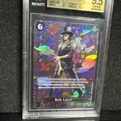 One Piece Rob Lucci SP OP03-092 Awakening of the New Era BGS GEM MINT 9.5 - Image 3