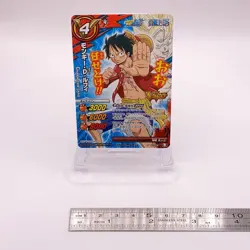 Luffy One Piece Miracle Battle Carddass Promo Bandai Japanese rare AS006 K142 - Image 3