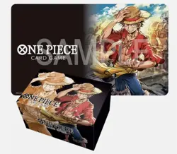 One Piece Card Game Playmat and Storage Box Set Monkey D Luffy - Image 1