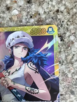 Bandai One Piece CCG Trafalgar Law EB03-062 Secret Rare Alt Art Holo Eng - Image 3