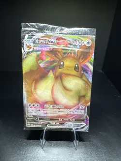 SEALED Eevee VMAX SWSH087 Black Star Promo Full Art Holo Pokemon TCG 2021 NM - Image 1