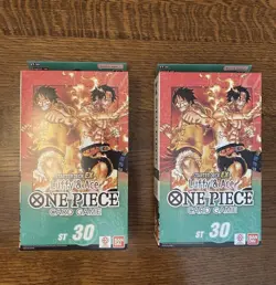 One Piece TCG Starter Deck ST-30 Luffy and Ace English 2 Sealed Boxes SHIPS NOW - Image 1