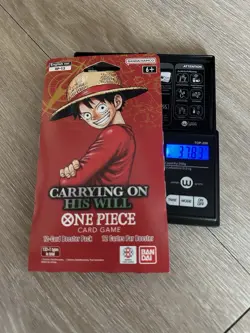 One Piece OP-13 Carrying On His will sleeved booster pack HEAVY 37.83 - Image 1