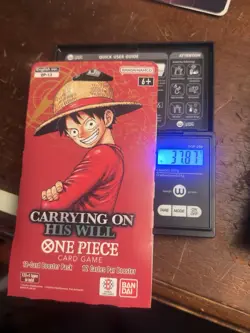 HEAVY (37.87) OP-13 Sleeved Booster Pack - ONE PIECE TCG - CARRYING ON HIS WILL - Image 1