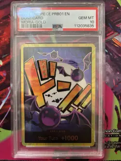 One Piece TCG PRB-01 Gecko Moria Gold Don - PSA 10 - Image 1