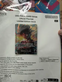 One Piece Card Game Official Playmat Limited Edition Vol.5 PROMO ENGLISH IN-HAND - Image 2