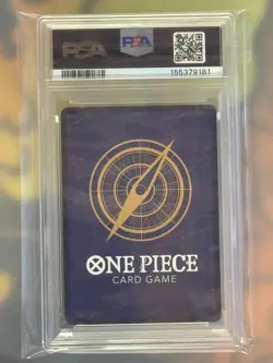 One Piece Arlong Alternate Alt Art OP14-042 The Azure Sea's Seven Foil PSA 10 - Image 2