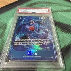 One Piece Arlong OP14-EB04 The Azure Sea's Seven Alternate Art #042 PSA 10 - Image 3