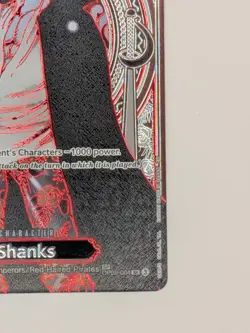 One Piece TCG Shanks OP13 OP09-004 Silver SP 3rd Anniv. Carrying On His Will - Image 5