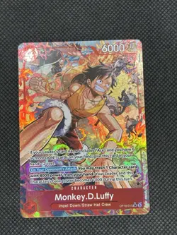 Monkey D Luffy Alt Art OP16-015 One Piece Time of Battle ENGLISH - Image 1