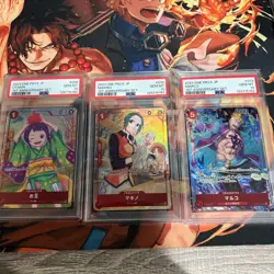 [PSA10] Three consecutively numbered ONE PIECE cards 1st ANNIVERSARY SET - Image 1