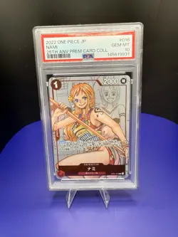 2022 One Piece Premium Card 25th Nami Promos Japanese #OP01-016 PSA 10 - Image 1